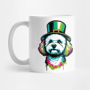 Bichon Frise Delights in Saint Patrick's Day Festivities Mug